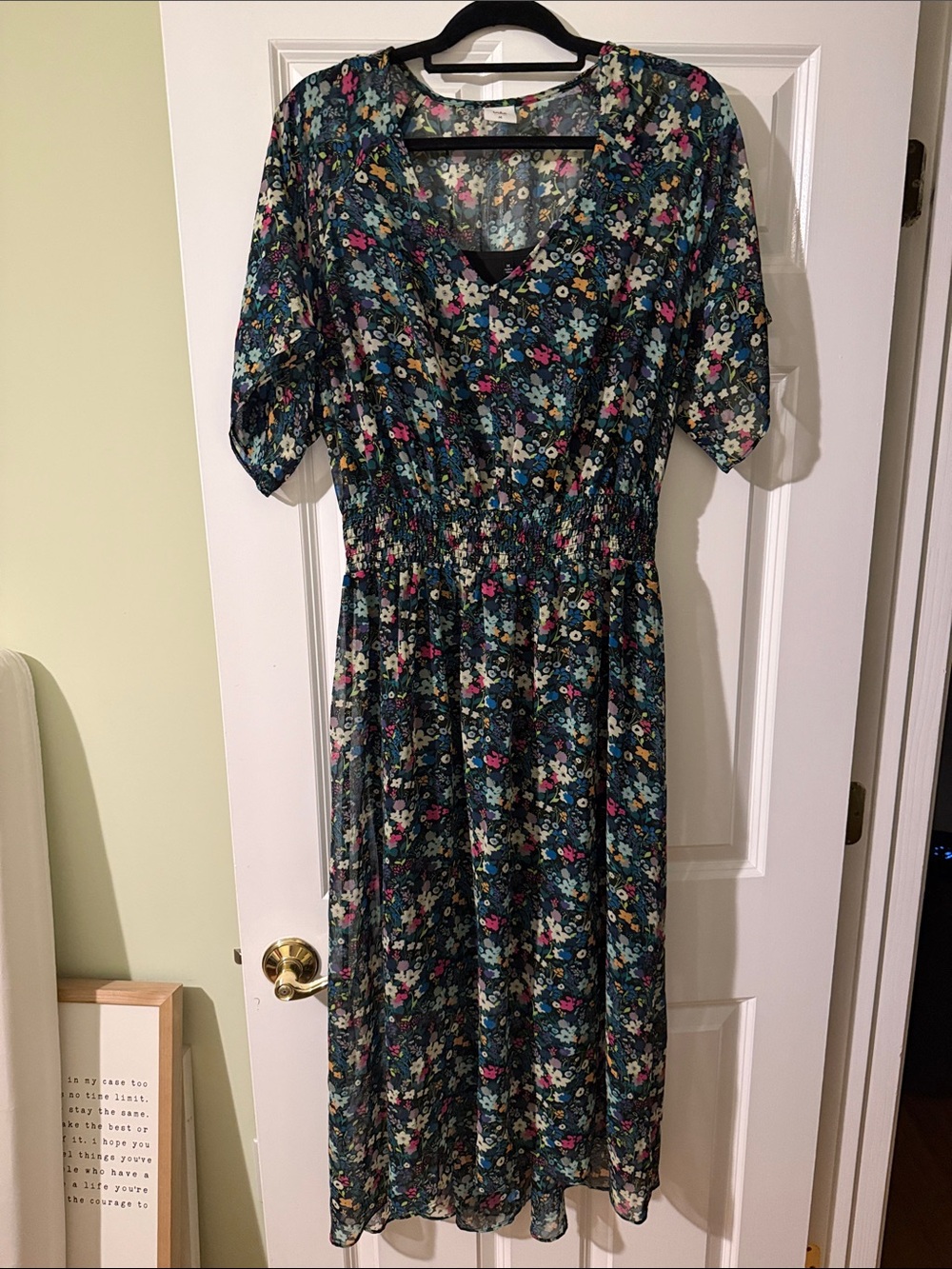 Cabi Fiesta Dress | Size Medium | Floral Midi Dress | Worn Once